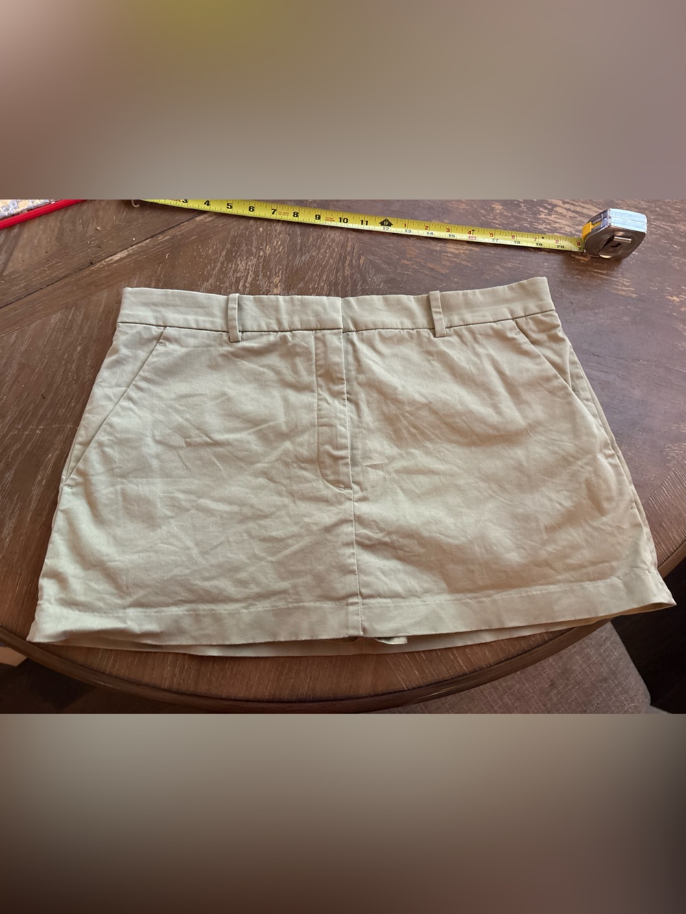 Abercrombie & Fitch Tan Skirt with Clean Waistband